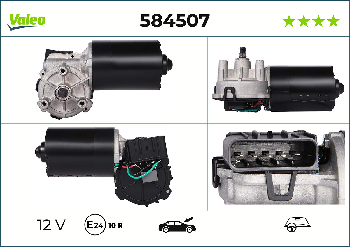 Moteur d'essuie-glace VALEO 584507